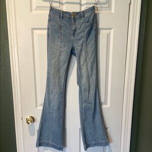 Light Blue Flared Women's Jeans